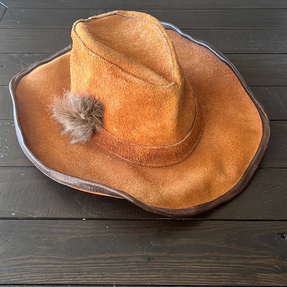 Vintage leather hat